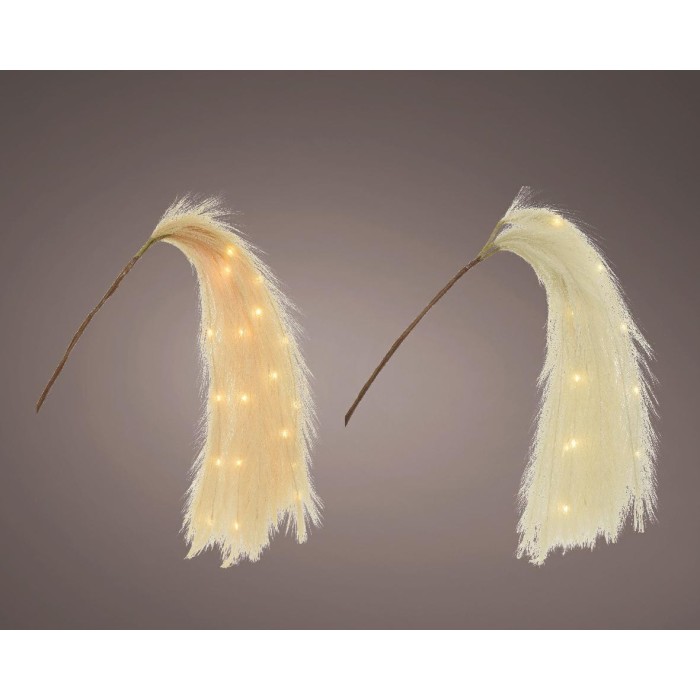 PAMPAS CON LED BEIGE-IVORY H10